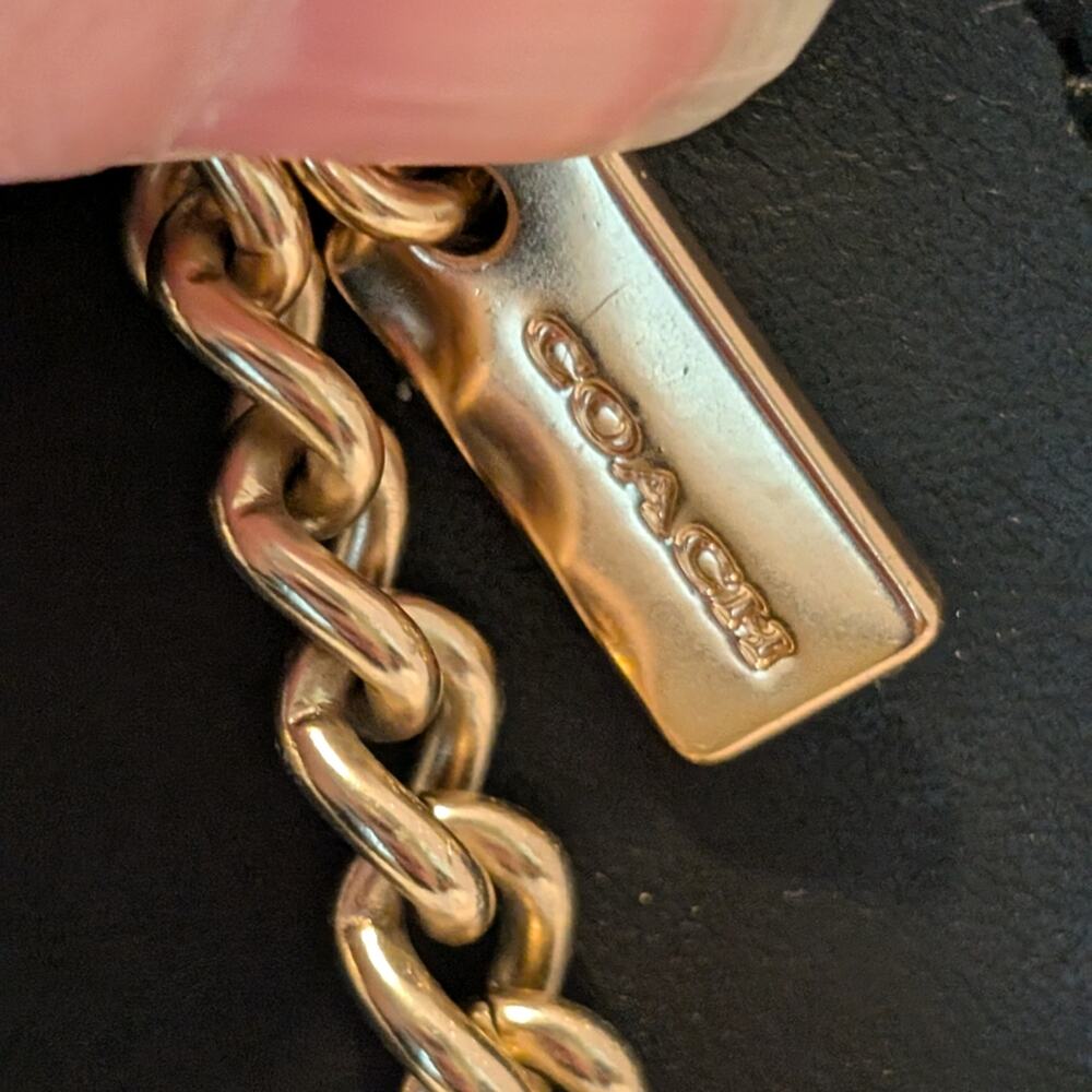 Coach Legacy Willis Top Handle Bag With Replacement Chain Strap - Made In 2012 - Picture 8 of 11